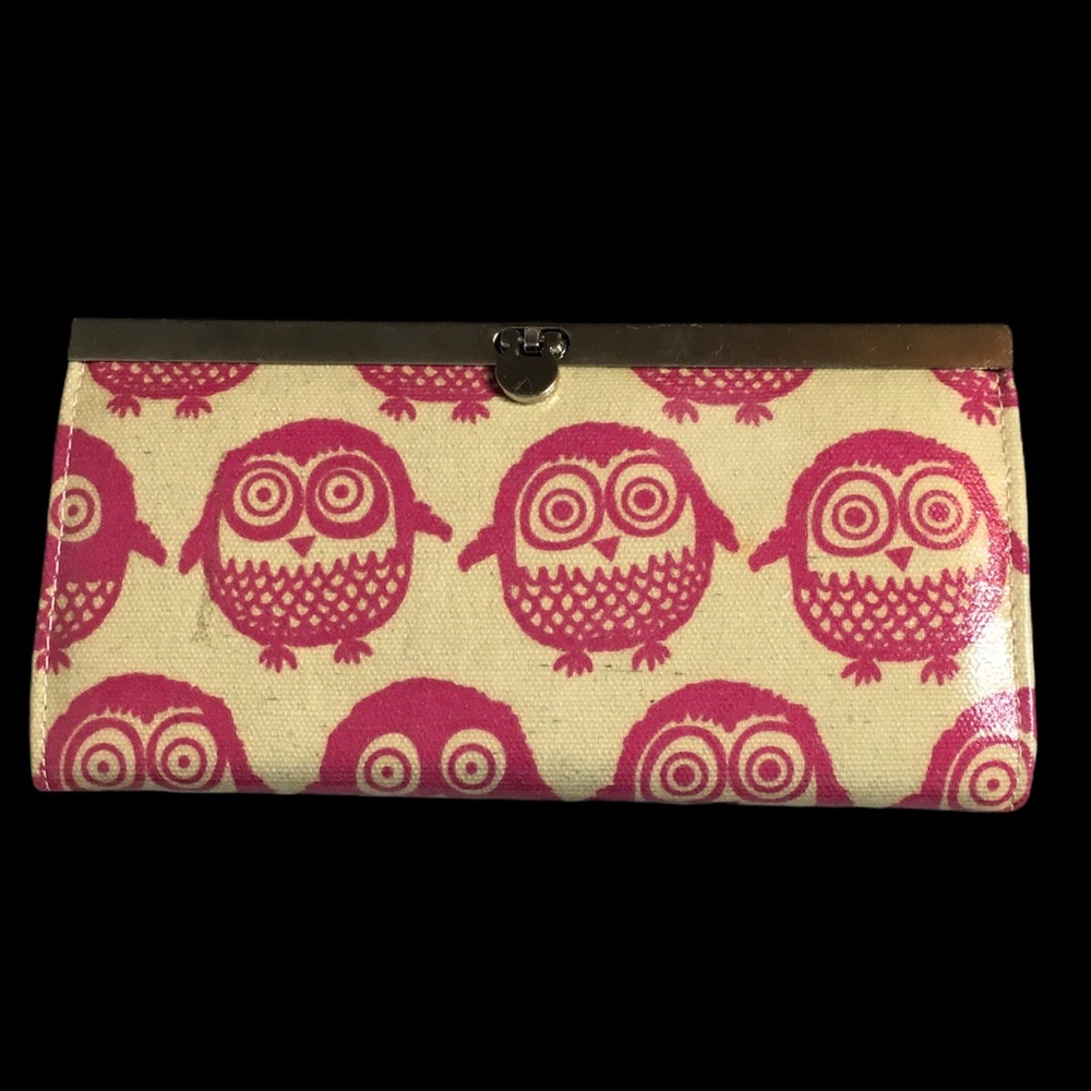 Amici Owl Print Clutch